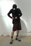 BORIS BIDJAN SABERI Plant-dyed drawstring shorts P21 F1506F-W